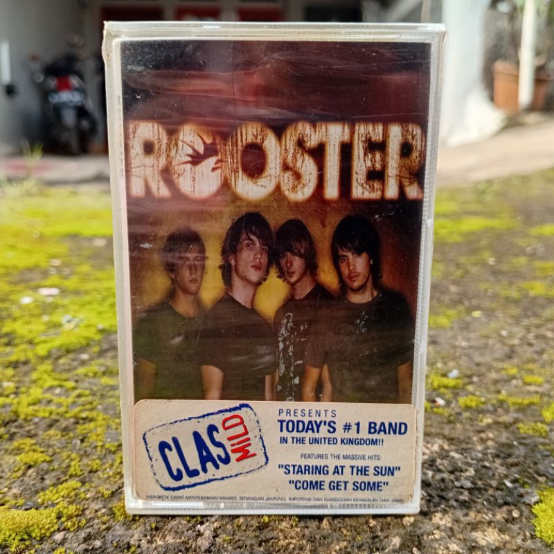 Kaset Rooster - s/t (2005) Cassette Tape Original Brightside Sealed Nos