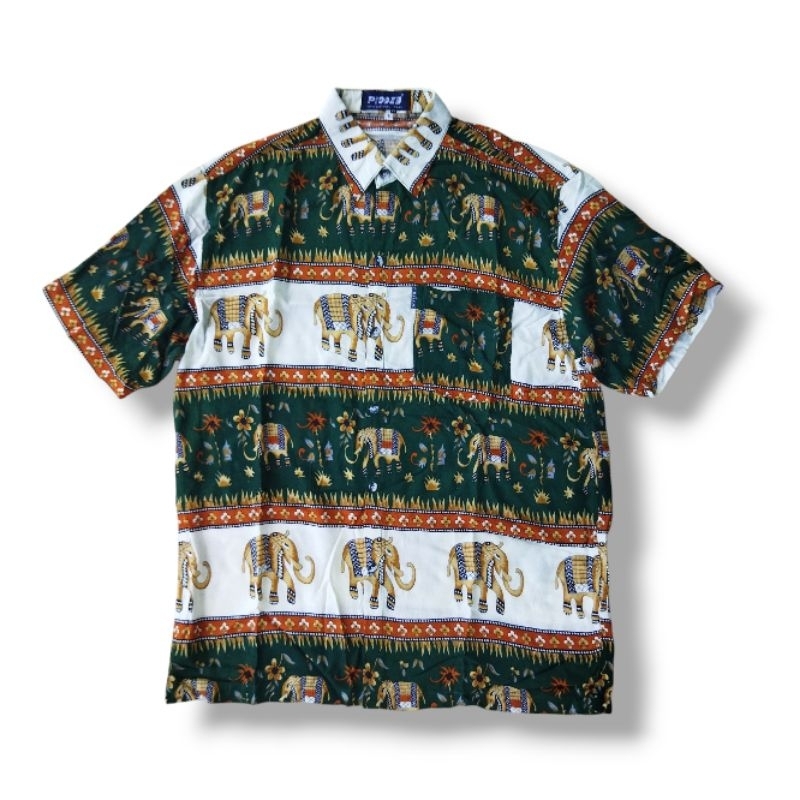 vintage Pattern Shirt / kemeja vintage / kemeja second