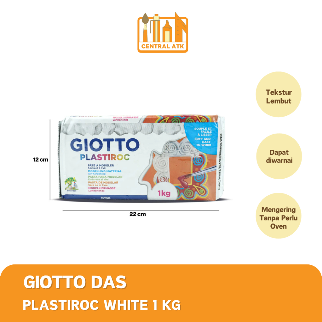 

GIOTTO DAS PLASTIROC WHITE 1KG