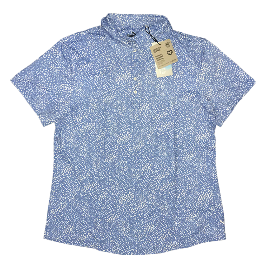 PUMA Women's CLOUDSPUN Microdot Golf Polo