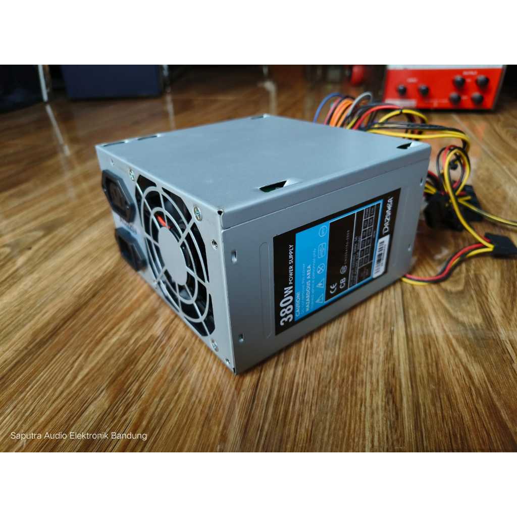 PSU komputer Dazumba 380Watt ATX 24pin. Masih baru belum di pake