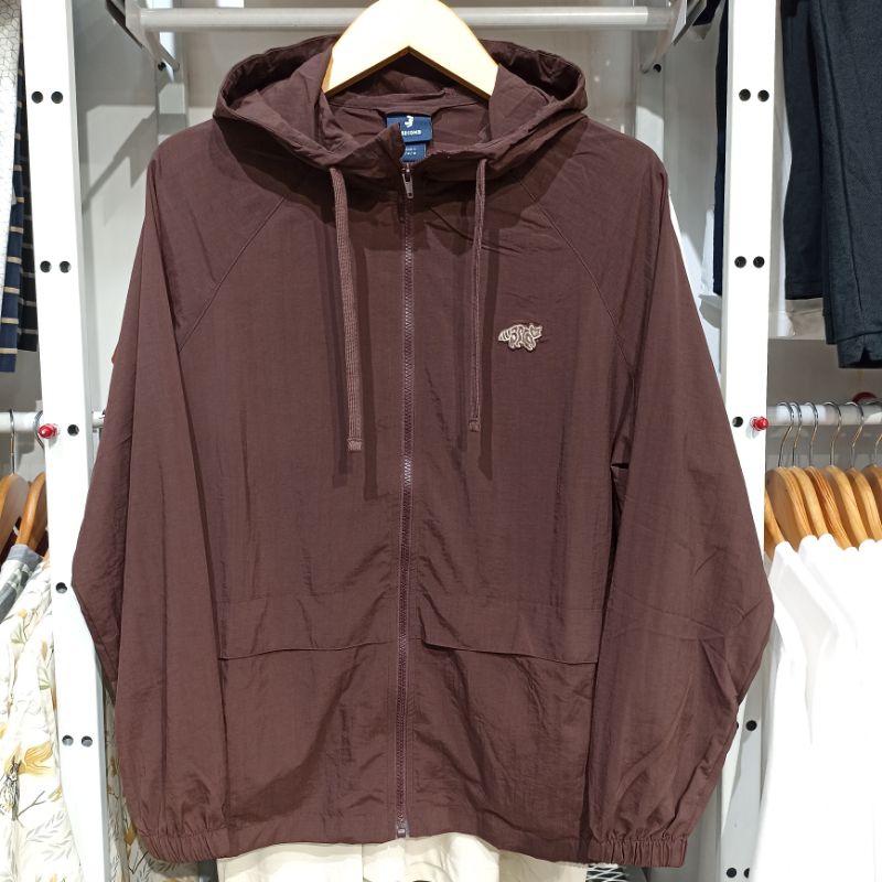 3SECOND - JAKET PARASUT / WINDBREAKER PRIA RELAXED FIT ORIGINAL 3SECOND
