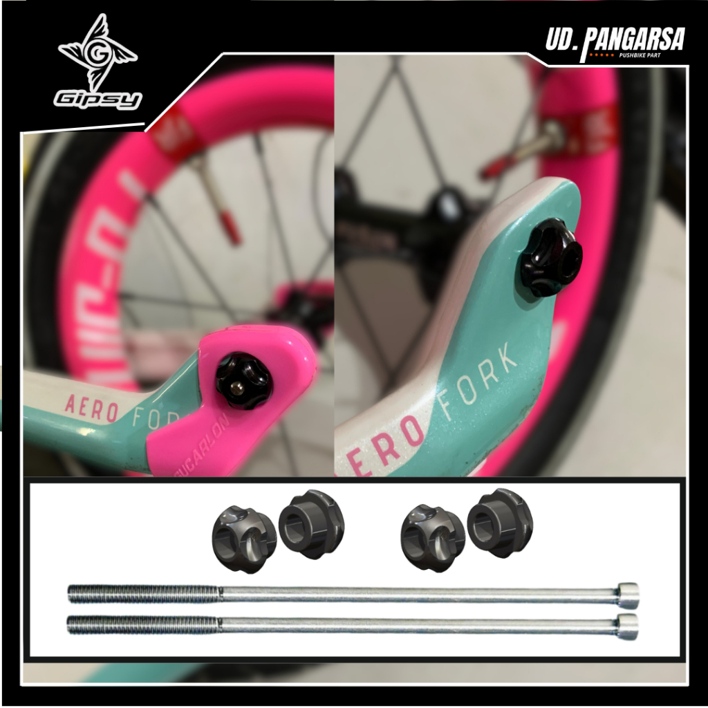 Gipsy Converter Hub 95 Pushbike Balance Bike To Bike 8 Carbon Adaptor bike8 aero | aero plus