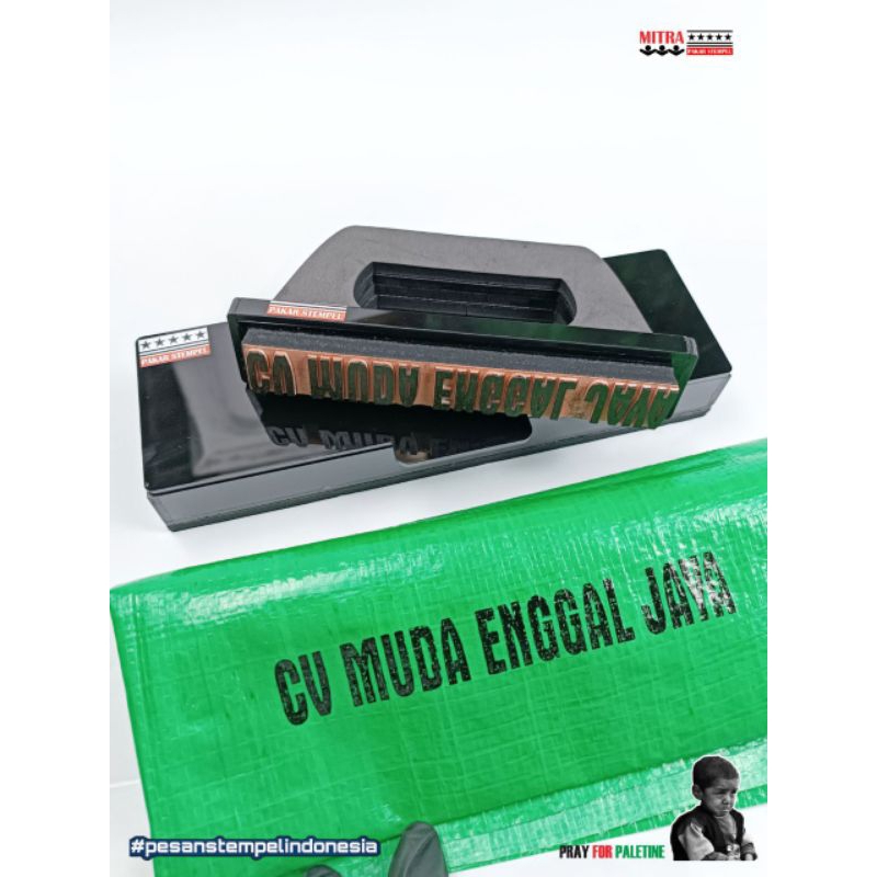 

Stempel Karung Anti Luntur, Ukuran 14 x2 cm