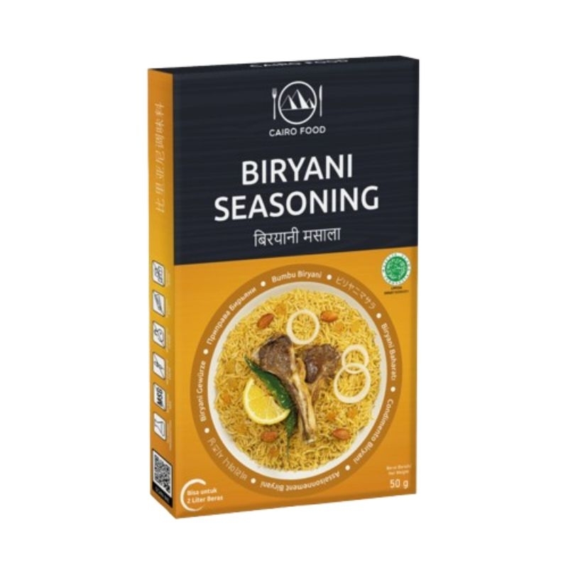 

CAIRO FOOD BIRYANI SEASONING 50 GR 8990007020182
