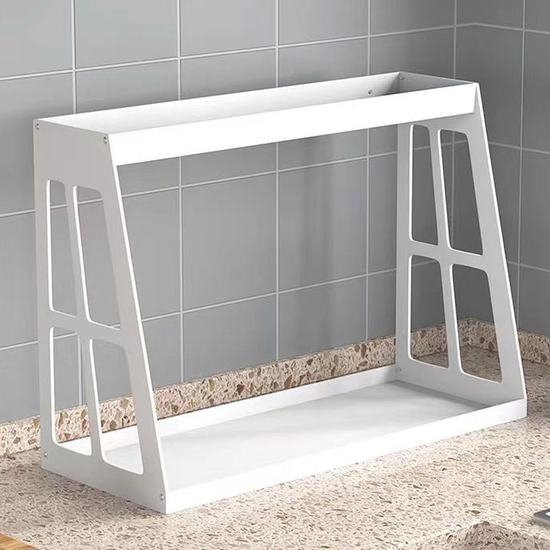 Rak Bumbu Dapur Stainless Steel Rak Botol Bumbu Rak Meja Makan Serbaguna Rak Bumbu