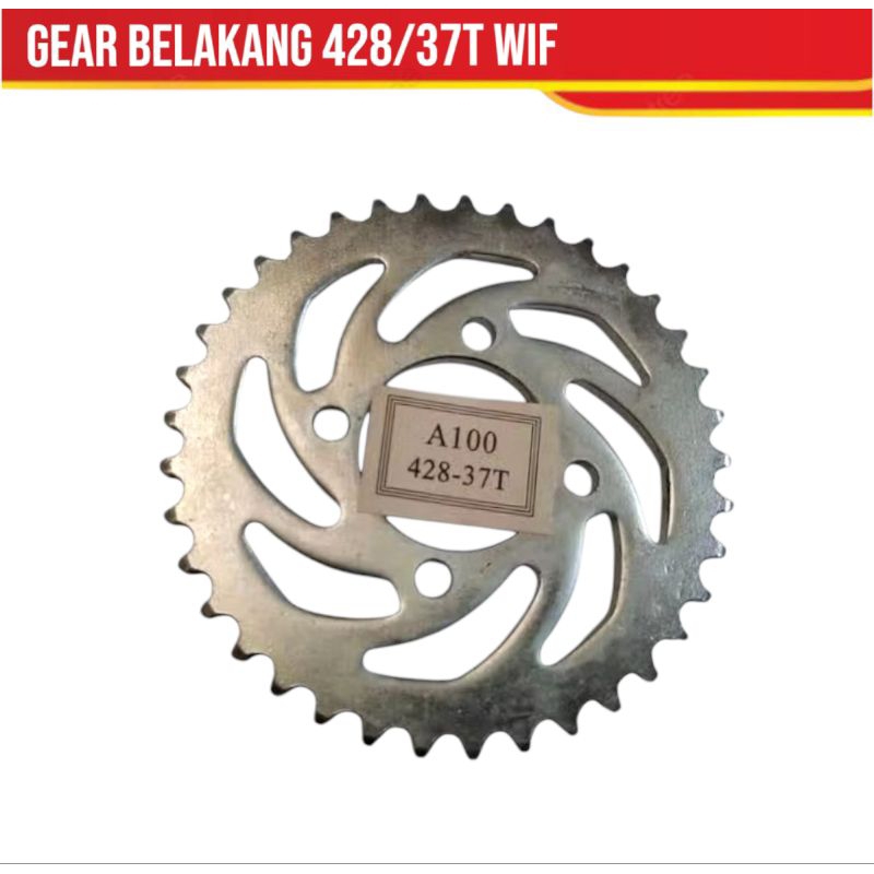 Gear Gir Belakang 428/37T Suzuki A100