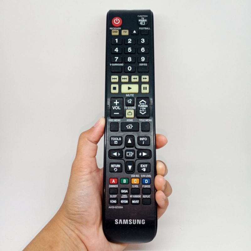 Remote TV DVD Player Original Bergaransi Samsung AH59-02550A