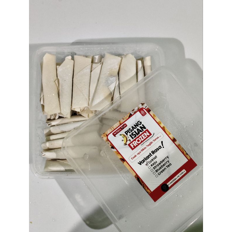 

Pisang Isian Frozen - Varian Blueberry Isi 50 pcs