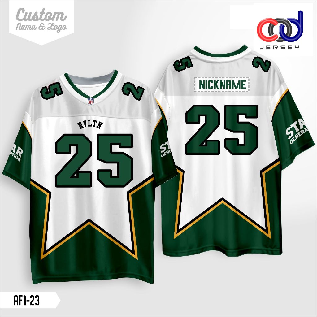 OVERSIZE COSTUM DESAIN - BAJU OVERSIZE - JERSEY NFL-JERSEY VINTAGE GRATIS NAMA DAN LOGO