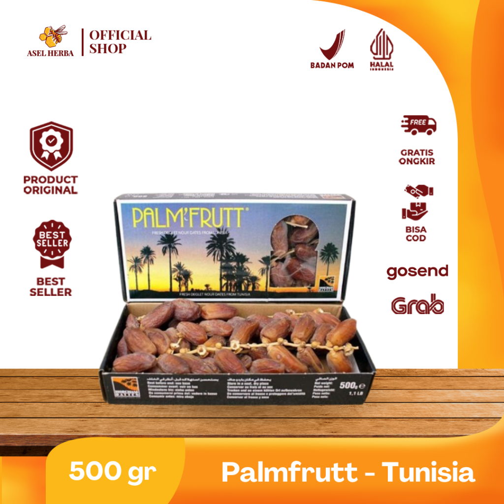 

Kurma Palm Frutt 500gr - Kurma Tunisia - Kurma Tangkai Tunisia