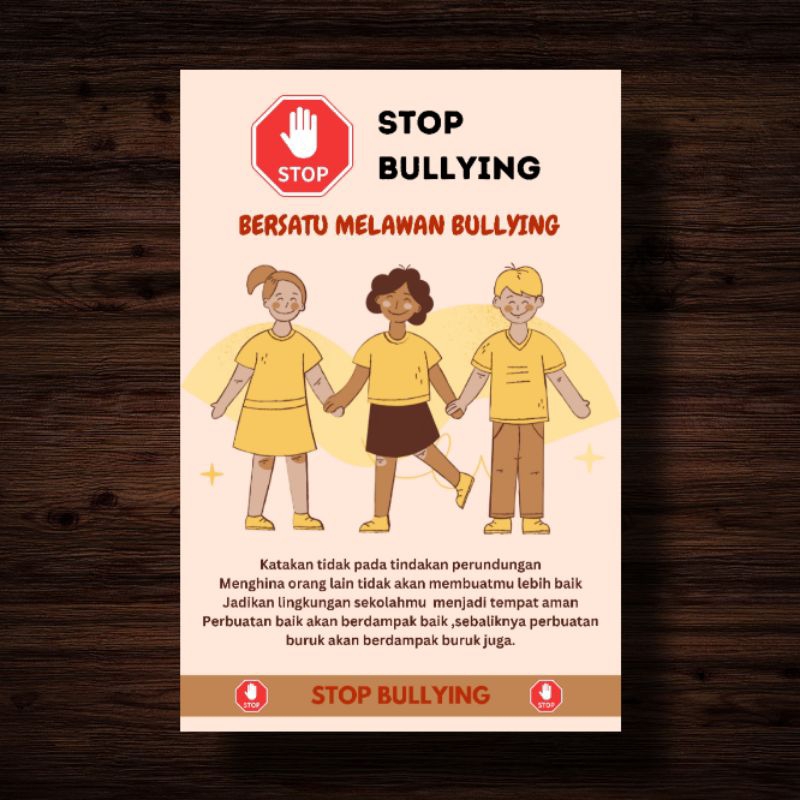Poster Stop Bullying, stop bullying