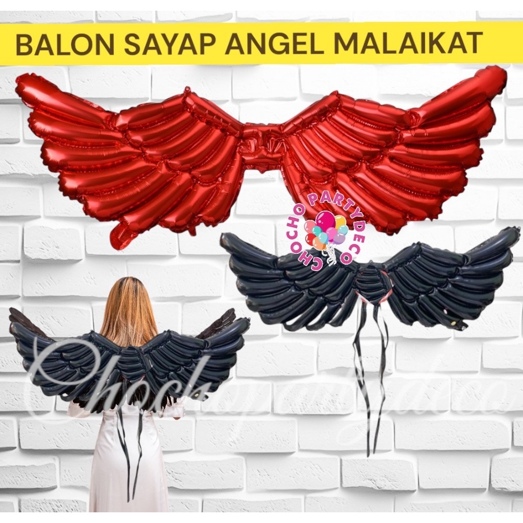 Balon SAYAP MALAIKAT / Balon Foil Sayap ANGEL
