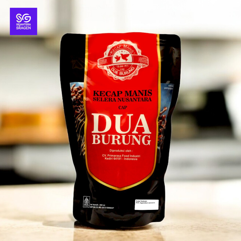 

Kecap Manis Cap Dua Burung Refill 450 ml
