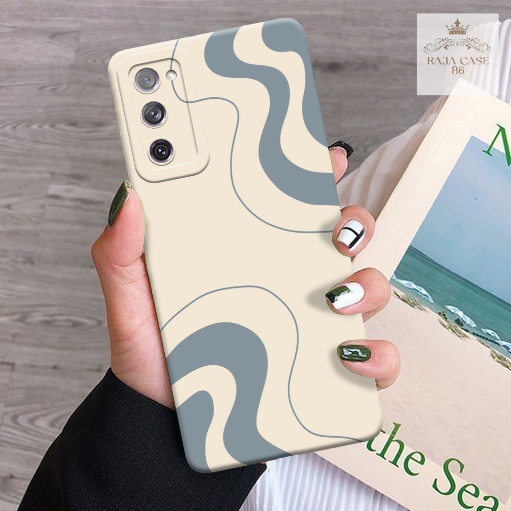 Softcase Samsung Galaxy S20FE - Rajacase - Case Samsung Galaxy S20FE - Motif Case Abstrak - Case Sam