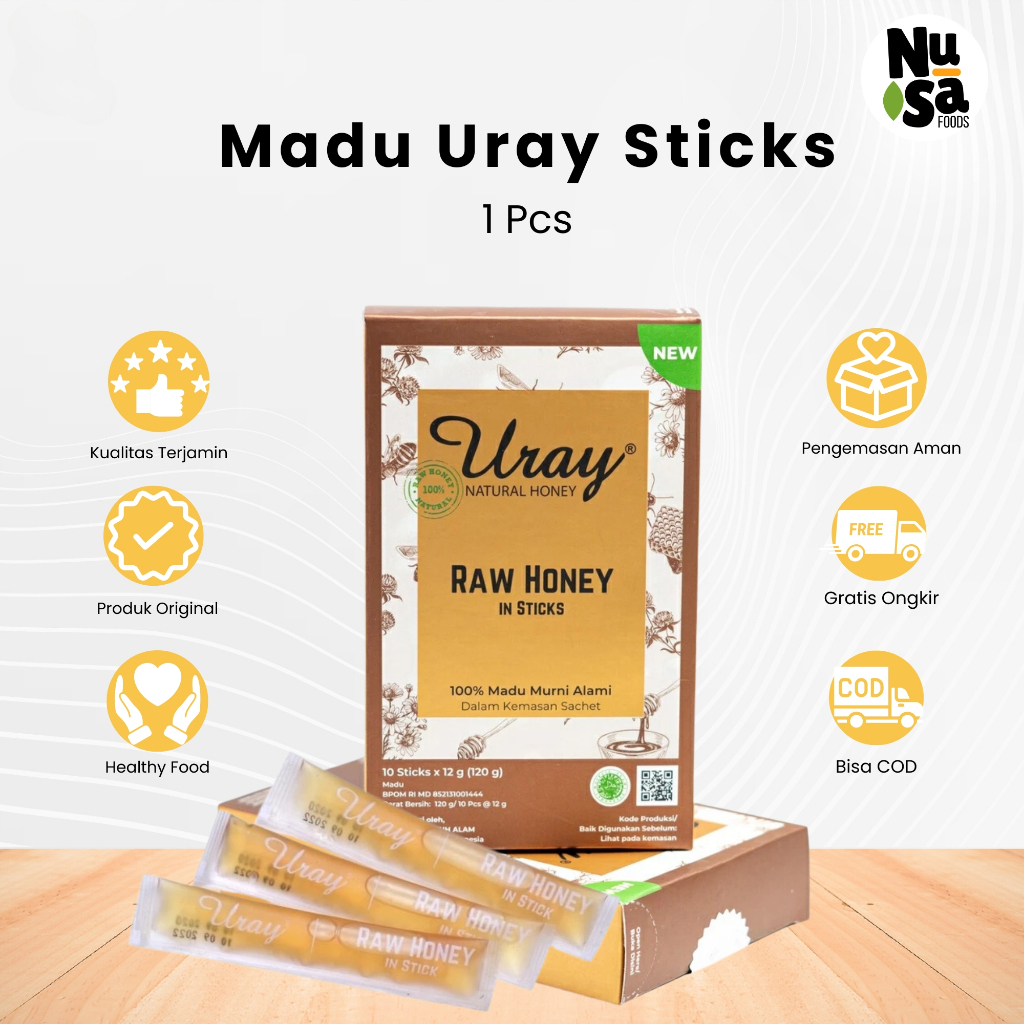 

Madu Uray Sachet Pcs Raw Honey