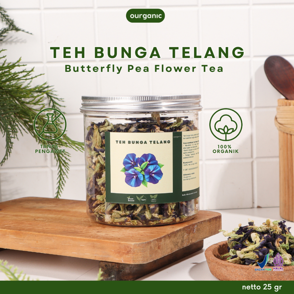

OURGANIC Butterfly Pea Flower Tea – Organik Teh Bunga Telang