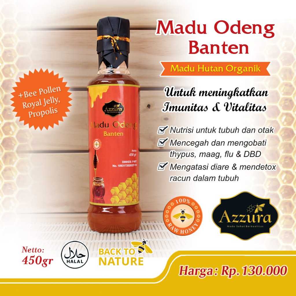 

MADU AZZZURA ODENG BANTEN 450 GRAM