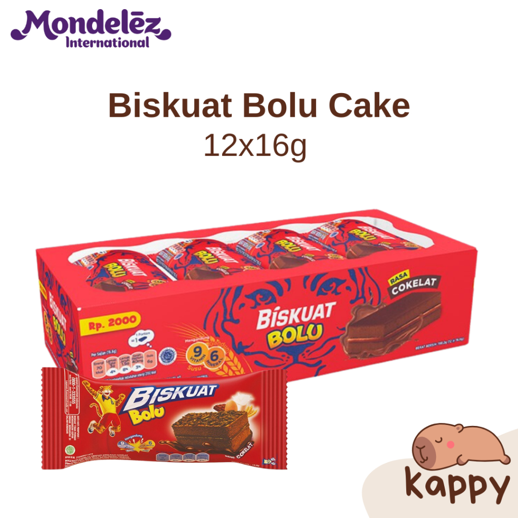 

Biskuat Bolu Cake 12x16g