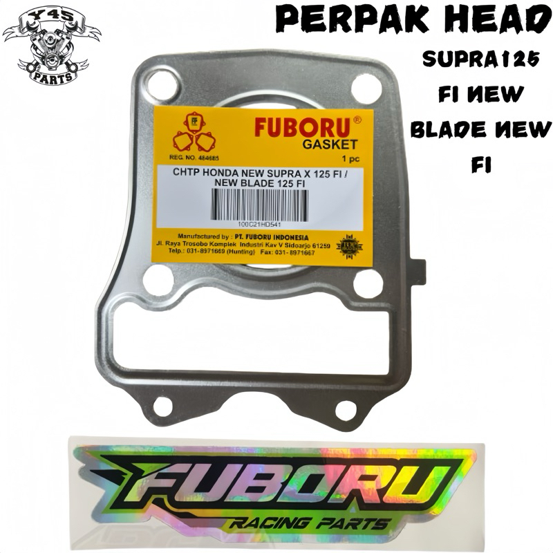 PACKING PERPAK HEAD KOP SUPRA 125 FI NEW BLADE NEW 125 FI FUBORU