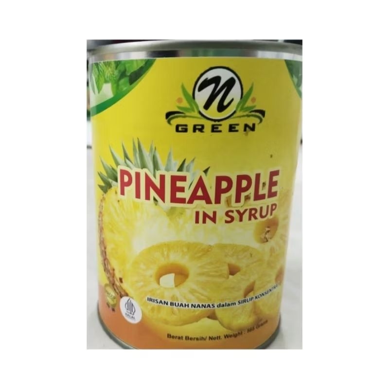 

Nanas potong merk pineapple in syrup 565gr EXP 17/6/2025