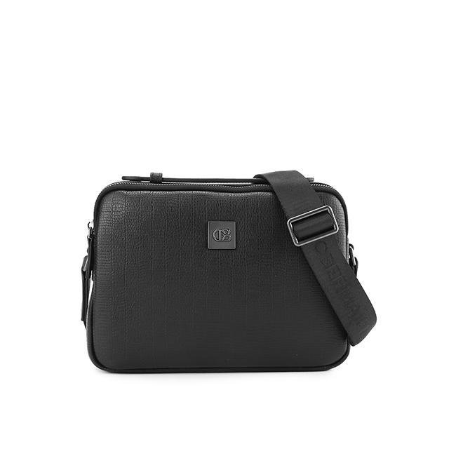 Obermain Tas Pria SANDER MESSENGER BAG-L Black OBC1164BK