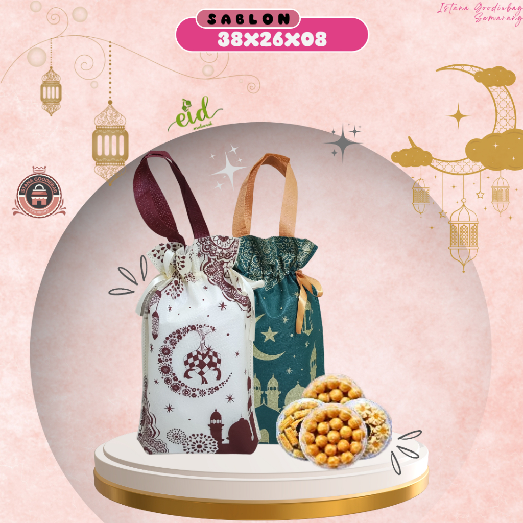 

TAS LEBARAN | HAMPERS KUE KERING | TAS SERUT 38x26x08