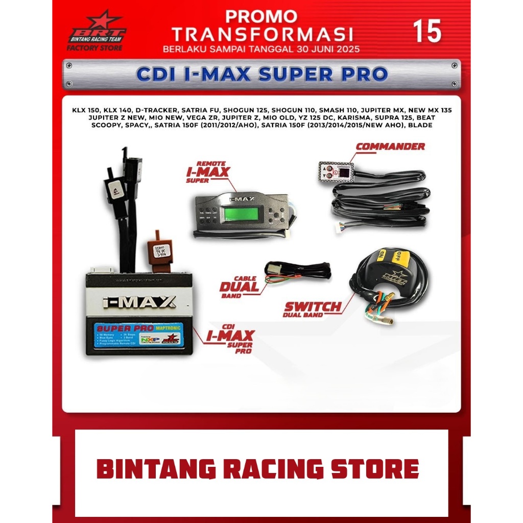 CDI BRT Super PRO Honda Sonic 125 Karburator