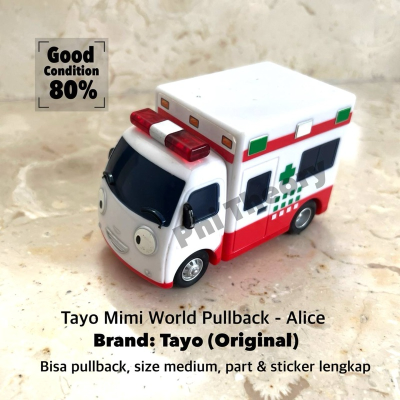 Tayo Mimi World Pullback - Alice / Ambulance Teman Tayo Ambulans