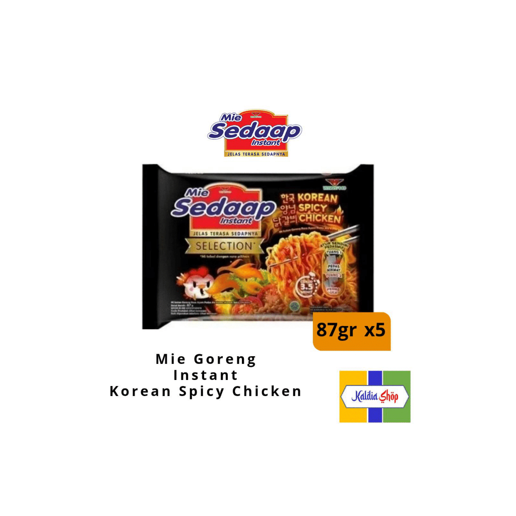 

Mie Sedaap Goreng Korean Spicy Chicken Isi 5