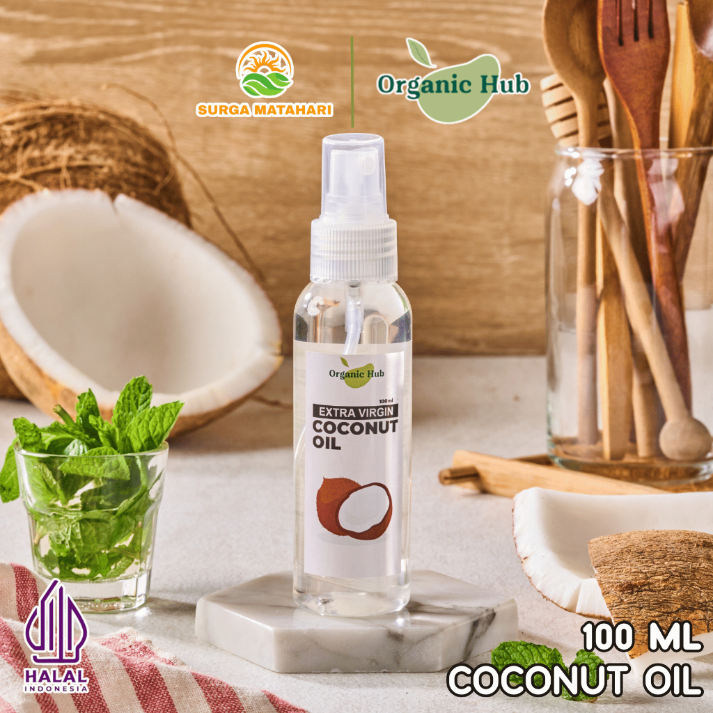 

Organic Hub Extra Minyak Kelapa EVCO Virgin Coconut Oil 100% Murni Premium Quality 100 ml