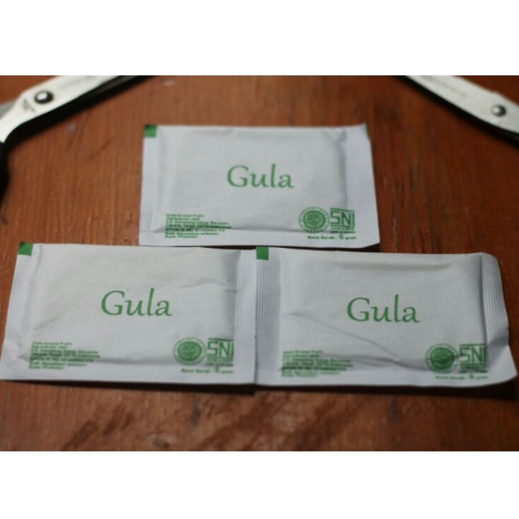 

Gula Putih Sachet6Gr// White Sugar Sachet// Gula Bantal Murah