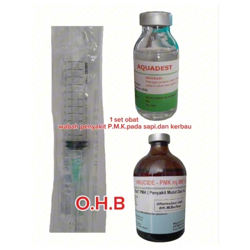 VIRUCIDE PMK CMB 15/OBAT PENYAKIT PMK pada Sapi