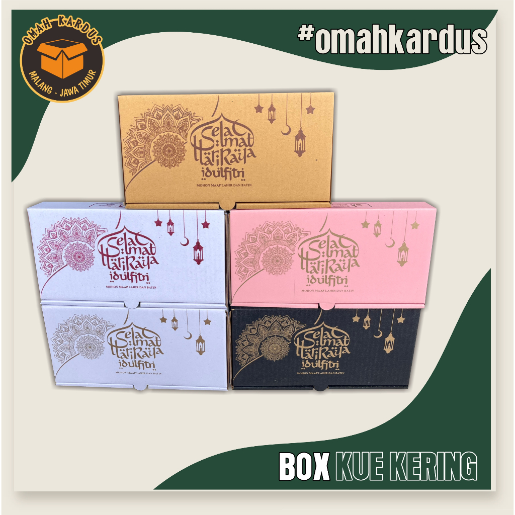 

Box Kue Kering 25x13x5 Motif IdulFitri cm B FLUTE / KUKER isi 2 @250gr / box brownise / kardus kue / box kue / box hampers / kardus hampers / box baju / kardus baju / box hijap / kardus dus box