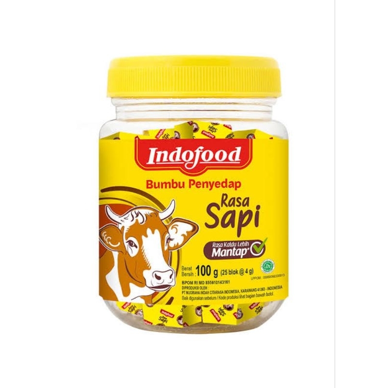 

INDOFOOD BUMBU PENYEDAP RASA SAPI 100 GR 380361