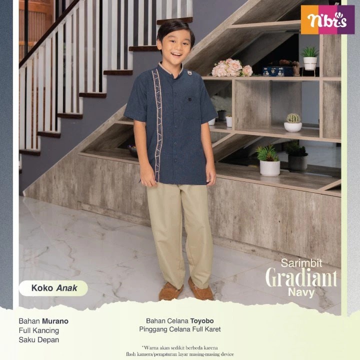 Nibras Sarimbit Koko Anak Fashion Muslim Nibras Baju Koko Anak Laki Laki