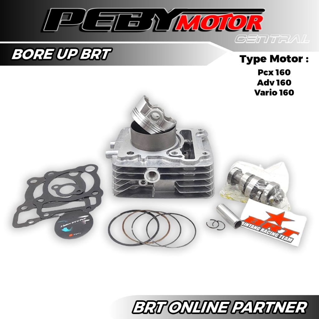 Paket Bore Up BRT PENDINGIN GANDA Vario 160 Pcx 160 Adv 160