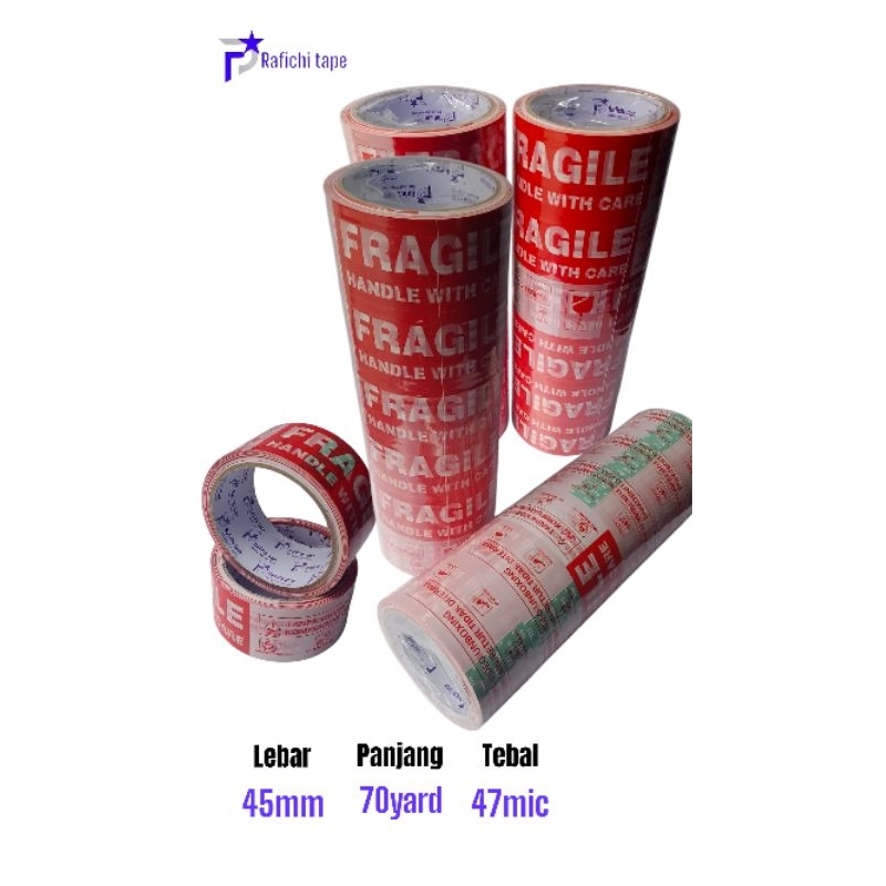 

Rafichi Paket 6 pcs Lakban Fragile 45x65yard-Lakban Unboxing