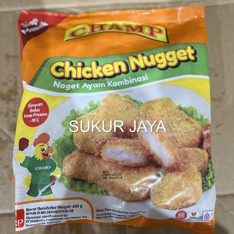 

CHAMP CHICKEN NUGGET FROZEN 450gr