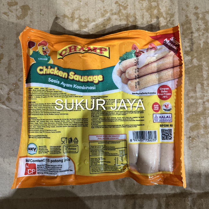 

CHAMP SOSIS AYAM FROZEN ISI 15