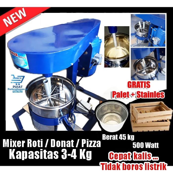 MESIN MIXER Pengaduk Adonan Donat Bolu Cake Premium