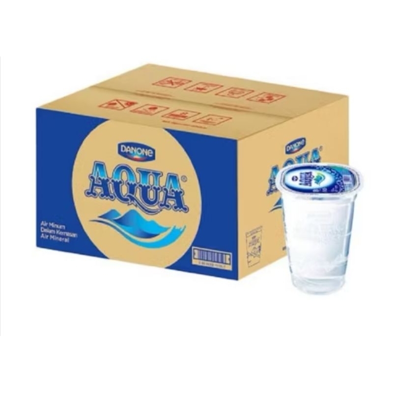 

Aqua gelas 220 ml isi 48pcs