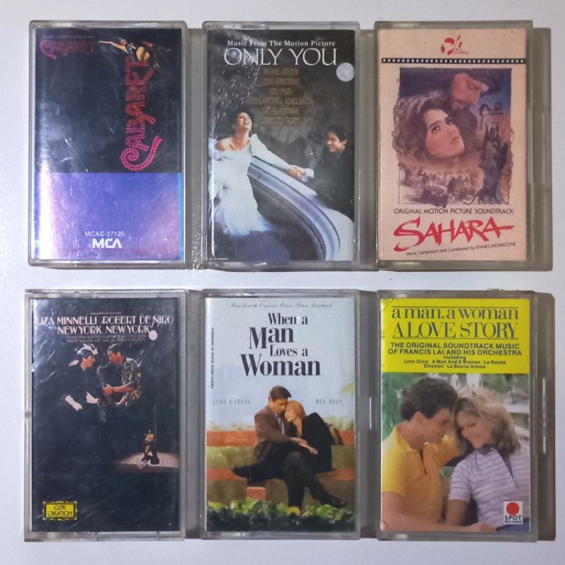 Kaset pita kompilasi Soundtrack tahun 90an lagu barat mixtapes original motion picture Titanic - arm