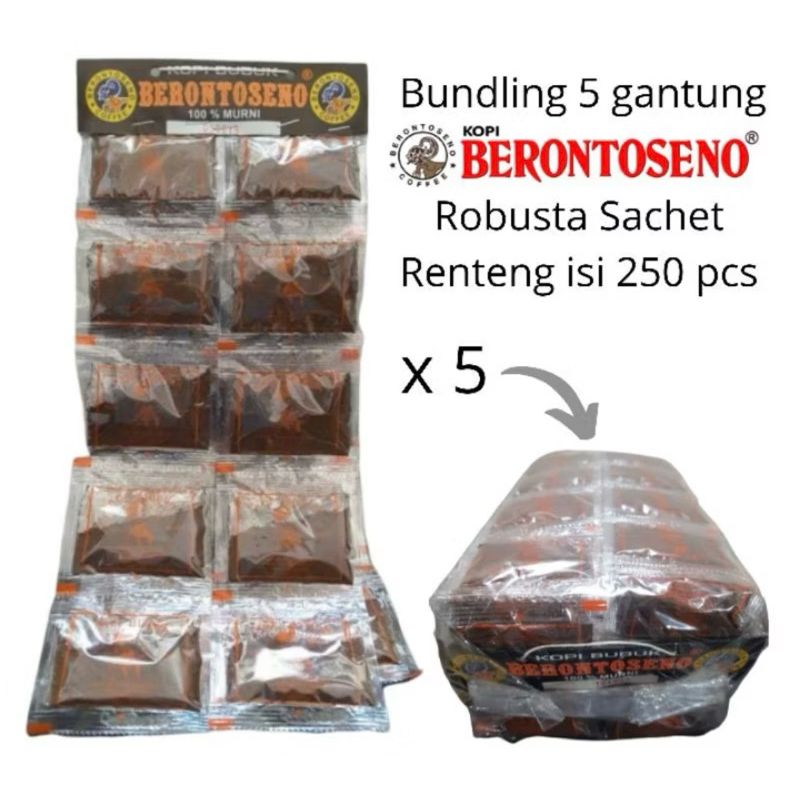 

Bundling Kopi Berontoseno 5 renteng/ Brontoseno Ball