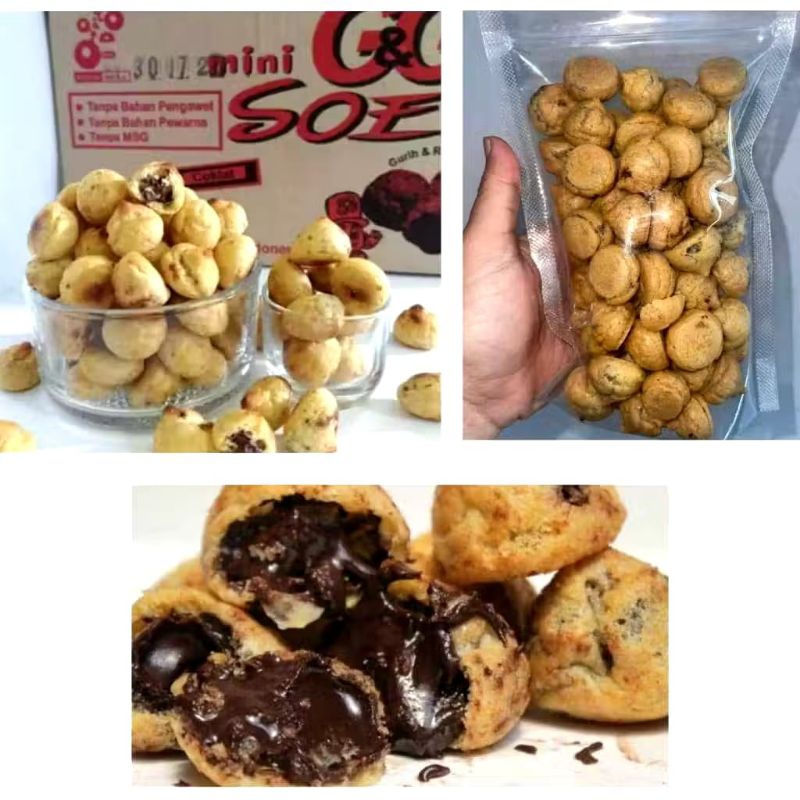 

Kue Sus Kering Coklat Lumer Murah | Packing Plastik Kemasan 1/4