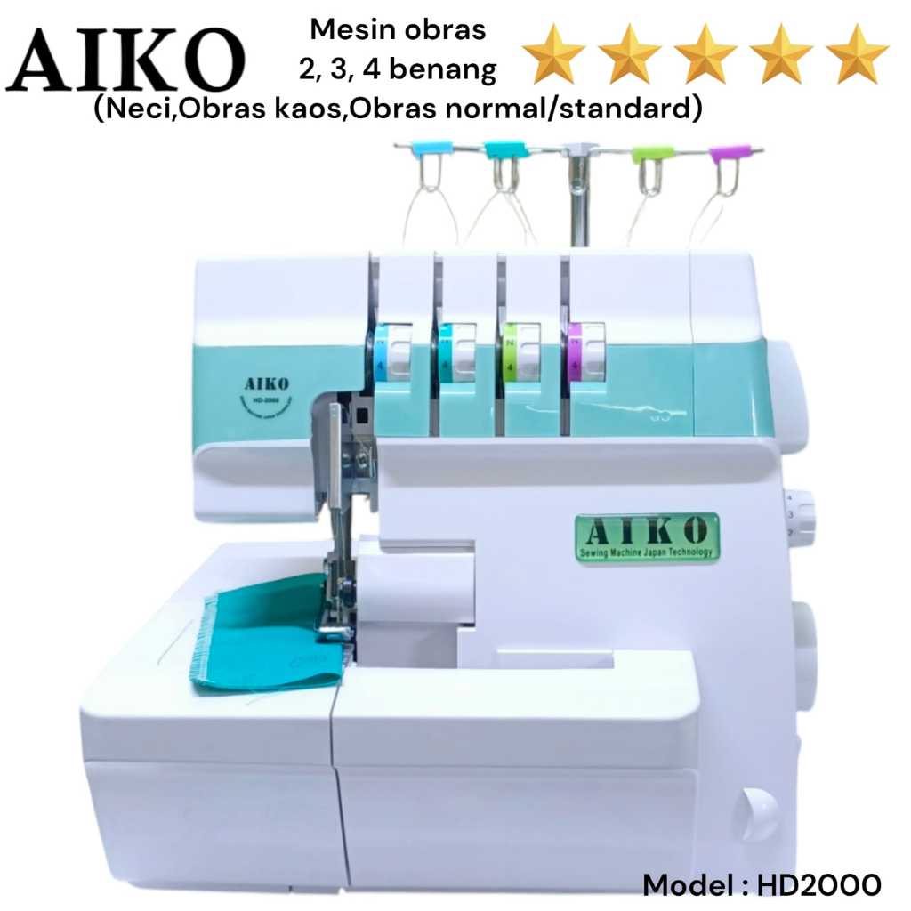 promo mesin obras benang portable empat dan neci - heavy duty - AIKO HD2000