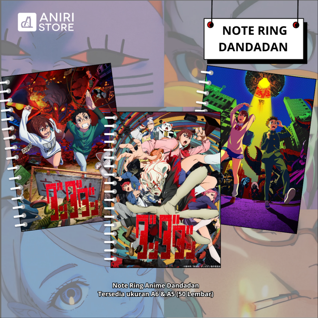 

Note Ring Dandadan Anime Ukuran A5 & A6