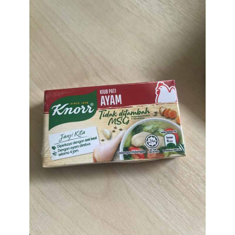 

Kaldu Ayam Knorr Tidak Ditambah MSG Malaysia isi 6 Originalm