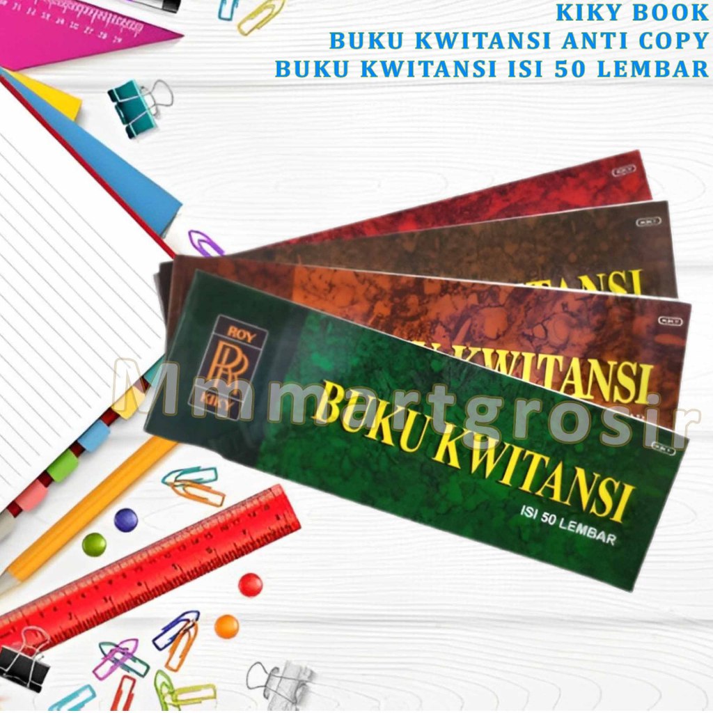 

Kiky / Buku Kwitansi / Buku Kwitansi Dengan Fitur Pengaman & Anti Copy / 1pcs