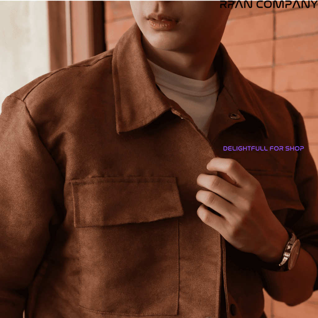 Kemeja Suede Oversize Pria / Kemeja Suede Polos Premium Pria / Kemeja Suede Ovrsized Polos Pria.